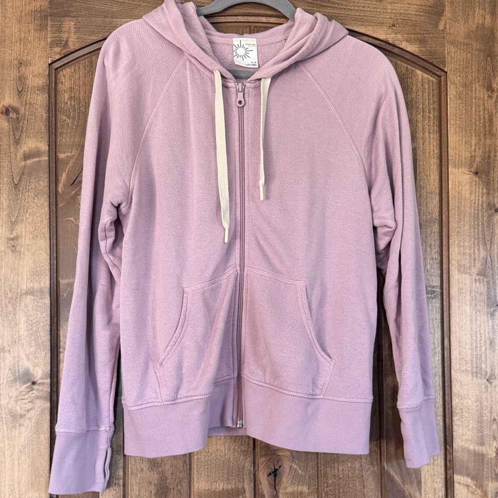 Aerie Light Purple Zip-Up Hoodie off line